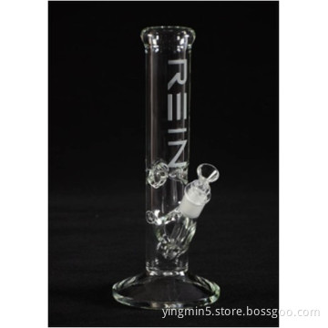 Glass Pipe, Oil Rig Glass Pipe, Glass Smoking Pipe with 1 Perc 12 Inches High (GB-008)